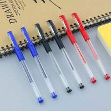 15pcs European Standard Neutral Carbon Office Pens 0.5mm Bullet Tip Red Blue Black Student Stationery Back To School - Pen - View 5