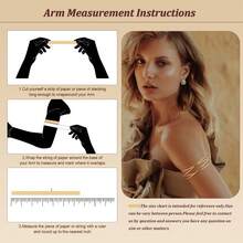 4PCS Upper Arm Cuff Bracelets For Women Gold Silver Cuff Bangle Bracelet Adjustable Upper Arm Bands Armband Set Simple Open Armlet - Bracelet Set - View 5