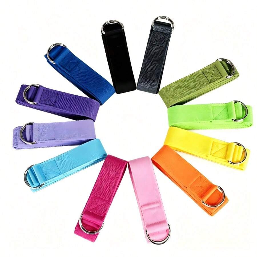 1 dây kéo giãn yoga cho trẻ em 2.5m bằng polyester, dây hỗ trợ tập luyện đa năng, dây kéo giãn không co giãn - Nhiều màu - Xem 1