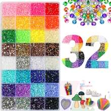 Sparkling Rhinestone Set, Colorful Resin Flat-Back Rhinestone Set With Pen, Tweezers And Other Tools, DIY Fashion Decoration Accessories, Suitable For DIY Diamond Painting, Clothing Decoration And Other Handmade Crafting Scenarios - A - View 8
