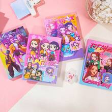 Hasbro - Witch Hunter Team Cartoon Anime Spiral Coil Notebook, 2D Character Print Coil Memo Pad, Lined Inner Pages Student Classroom Diary, Office Memo Writing Practice Notebook, Magnetic Clasp Cartoon Anime Colorful Pages Notebook 32K Magnetic Planner (Random Color & Style) - Multicolor - View 2