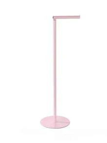 1pc Stainless Steel Freestanding Toilet Paper Holder, Weighted Stable Base, No-Drill Floor Standing Toilet Paper Storage Rack, Rust-Proof Bathroom Accessory, Suitable For Home, RV, Hotel - Multicolor - View 9