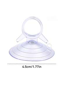 10pcs Glass Suction Cup Hooks, Made Of PVC Material, Suitable For Windows, Windshields, Easy Installation, No Drilling Required For Wall Mounting, Practical Hooks, Multi-Functional Hooks - Multicolor - View 10