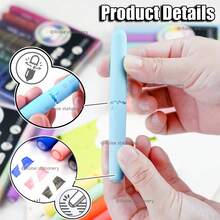 Pastel Rainbow Erasable Gel Pens, 9 Pack Multi Color Retractable Erasable Pens For Notebook Planner Drawing - Color Style Randomized - View 8