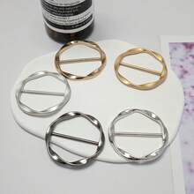 Multifunctional Alloy Buckle Set - Versatile, Versatile, Adjustable Length, Knotting, Suitable For Belts, Leather Belts And T-Shirts, Casual Pop Culture Style - Random Style - View 6