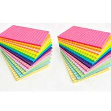 12/24 Pack 4x6 Inch Large Lined Sticky Notes, Multi-Color Memo Pads, 45 Sheets Per Pad, Super Strong Adhesive, Suitable For Office, Home And Planning, Bright Color Student Supplies - one-size - View 10