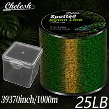 Chelesh 1000m/1093yds Nylon Fishing Line, 3D Color-Changing Invisible Spotted Line, Strong And Durable, Invisible In Water, Suitable For Lure Fishing, Fly Fishing, Saltwater And Freshwater, Fishing Accessories - Multicolor - View 14