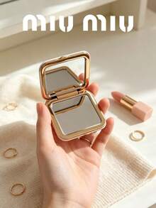 Miu Miu 迷你口袋化妝鏡 便攜手持化妝鏡 女性節日禮物 MIUMIU-GIFT-4 MIUMIU-GIFT-12 MIUMIU-GIFT-5 - 白色 - 查看 6