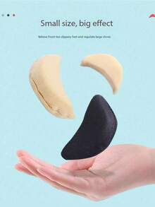 2pcs Women's Foam Front Foot Insoles, Suitable For High Heels, Relieve Pain, Reduce Shoe Size, Shoe Filler And Protection Accessories - Multi-color - View 3