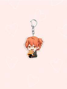 1pc Yarichin Club Funny Ayato Yuri/ Kashima Yu/Acrylic Character Keychain. For Bag Pendant Key Ring Car Accessories Backpack Suitable For Fans Or Friends Gothic/Y2K Style Back To School - Multicolor - View 5
