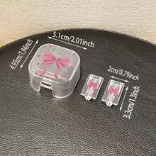 3件組 粉色蝴蝶結圖案/愛心透明/花卉圖案/葉片圖案 18W/20W 充電器保護套，含數據線與電源線保護套，完美禮物選擇 - 粉色 - 查看 8