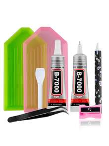ZUI DREAM 18000-45000pcs 3mm Kits For Fashion & Crafts | Full Bedazzling Kit With Rhinestones, Diamond Art Pens & B7000 Glue | DIY Gems For Clothes - Multicolor - View 9