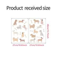 1set Cute Dog Wall Decals, Self-Adhesive Stickers, Suitable For Home Decoration, Room Decoration, Wall Decoration, Made Of PVC Waterproof Material, Removable - Self-adhesive - View 7