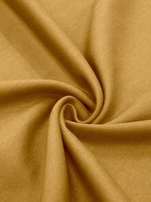 Jessefine Solid Color Collar Yellow Jacket, Casual Everyday Multipurpose Lightweight Outerwear For Spring & Summer - Yellow - View 7