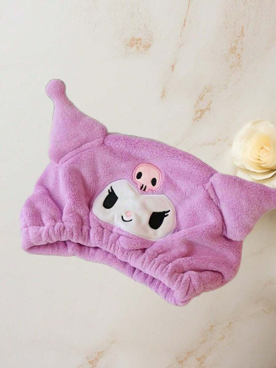 SANRIO 1件裝卡通造型速乾吸水髮帽,超強吸水、快速乾燥、柔軟舒適,時尚髮巾,方便造型,適合返校、美容院、飯店、運動、居家等場合,亦可當作浴巾或護膚用品使用 - 彩色 - 查看 1