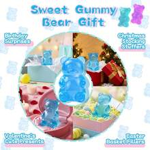 1 buah Mainan Remas Beruang Gummy Lembut Transparan Populer, Tekstur Maltosa Halus, Mainan Penghilang Stres, Cocok untuk Anak-anak dan Dewasa, Mainan ASMR - MultiWarna - View 4