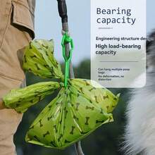 1/3Pcs Hands‑Free Dog Poop Bag Holder Hook, No‑Knot Waste Bag Fastener Clip, Pet Leash Mounted Poop Bag Dispenser, Portable Dog Waste Bag Bracket, Walking Accessory For Puppy & Adult Dogs, Outdoor Pet Cleaning Supplies - View 5