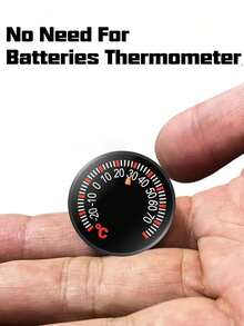 Termometer Mobil Mekanik Mini Bulat, Tanpa Baterai, Pengukur Suhu Kompak dengan Cangkang Plastik, Universal untuk Dasbor Mobil, Dalam/Luar Ruangan, Kantor, Bengkel, Cocok untuk Penggunaan di Kantor dan Dalam/Luar Ruangan, Pengoperasian Tanpa Baterai, Cocok untuk Bengkel - MultiWarna - View 11