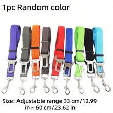 1pc Cute Pet Car Safety Belt Harness Leash, Creative Heart-Shaped Dog/Cat Vehicle Safety Tether Strap,Dog Accessories - Multicolor - View 13