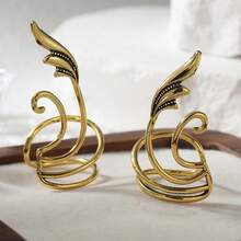Romantic Natural Style Dangle Earrings, Fashionable Accessories For Women's Shopping And Party, Birthday Gift For Girlfriend And Best Friend - Gold - View 6