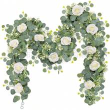 Artificial Plants - White Flower Vine (2-pack) - View 2