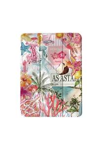 Coconut, Coconut Tree, Hibiscus Flower, Hibiscus Flower Double-Sided Painted Acrylic Transparent Crystal Back Cover Tablet Protective Case, Compatible With Apple Protective Shell For IPad 10.2 Inch (A16) 11 Inch 11th Gen 2025 9th/10th Gen Air 4th 10.9 Inch, Air 7/8 New Air 6, Pro 11 Inch, With Pencil Slot, Tri-Fold Stand Protective Case, Auto Wake/Sleep Function, Cute Gift For Back To School, Valentine's Day, Holidays - Multicolor - View 19
