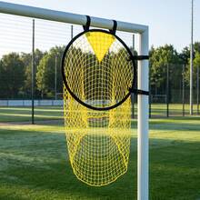 4Pcs Football Target Shot Net Goal Corner Shooting Training Net, Portable Soccer Accuracy Practice Net For Kids And Adults Football Training Equipment - Yellow - View 4