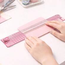 Multifunctional A3 Bidirectional Paper Cutter, Portable Manual Paper Cutter With Ruler, Perfect For Office, School And Study Use - B - View 5