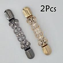 1Pc/2/3Pcs Sweater Waist Clip Vintage Dress Back Strap Shawl Cardigan Collar Tightener Waist Cincher - Multicolor - View 17