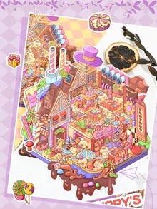One Set Of 3D Scene‑Building Stickers, Fun Stress‑Relief Kids Journal Stickers, Children's Factory Series - 5.0 Carrot Factory - View 9