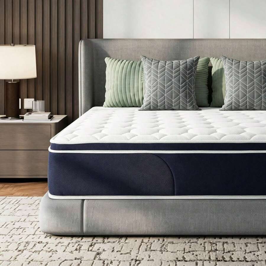 Sour Lemon Twin Mattress 10 Inch, Memory Foam Mattress Twin Size In A Box With Cool-Touch Nylon Cover, Motion Isolation & Ergonomic Support