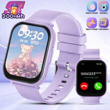 SimsonPower 300mAh Boys & Girls 1.83-Inch HD Touch Screen 300mAh Silicone Strap Multifunction Smart Watch, Bluetooth Calling, Sports Mode, Music Control, Camera Control, Alarm, Sports Style Watch, Christmas, New Year And Birthday Gift - Multicolor - View 2