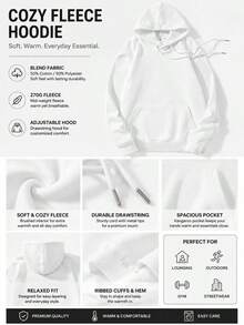 Navy Blue Girlfriend-Style Patterned Hoodie,Cool And Stylish Loose Casual Fit,Very Suitable For Parties,Strolling On Campus And Daily Commuting,Featur - 黑色 - 查看 4