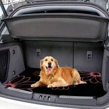 1pc Car Trunk Mat - Fashionable Crystal Velvet Design, Pink Sunflower Pattern, Suitable For SUV And Sedan, Keep Your Vehicle Clean And Tidy, Car Interior Accessories |Minimalist Design|Exquisite Appearance - Sunflower - View 9