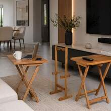Folding Tables - Maple - View 2