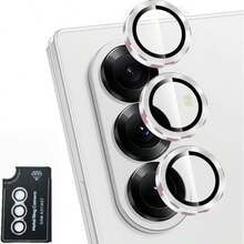 فيلم حماية عدسة بنمط CD Eye، متوافق مع Galaxy S26/S26 Plus/S26 Ultra/S25 FE/25 Edge/A07/A17/A26/A36/A56/A57/A37، فيلم حماية عدسة الكاميرا، ملصق حماية العدسة، وسادة حماية العدسة، حماية كاملة عالية الدقة، زجاج مقسى مقاوم للخدش ومقاوم للتآكل، لاصق خالي من الفقاعات، صور واضحة، ديكور عصري، سهل التركيب، متين، أنيق وجميل، مقاوم للماء، مقاوم للسقوط، مقاوم للخدش - فضي - مشاهدة 17