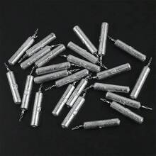Fishing Weight 10PCS/Lot Sinker Mold 3.5g 5g 7g 10g 14g Tube Bullet Plumb Pendant Metal Jig Sast Sea Tackle Kit Tool - Long Lead - View 6