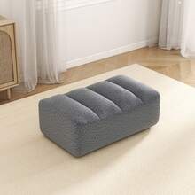 Brravo Ottoman Granular Fleece-Grey - 灰色 - 查看 3