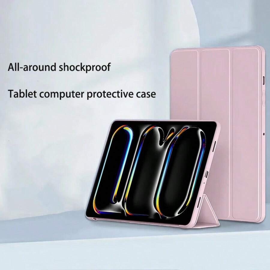 Protective Case Compatible With Ipad 11th Gen, A16 Full Coverage Honeycomb Pattern TPU Leather Protective Case, Smart Sleep/Wake, Tri-Fold Tablet Protective Case, Full Coverage Anti-Drop, Compatible With IPad 10th Gen Protective Case, Compatible With Huawei MatePad SE 11", Pad2/Pad SE 11-Inch Tablet Protective Case, Compatible With Honor Pad X8A/X8b Tablet Protective Case