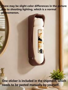 1pc Expandable Bathroom Towel Rack Wall Mounted No Drilling Bathroom Towel Storage Rack Kitchen Storage Rack - Multicolor - View 11