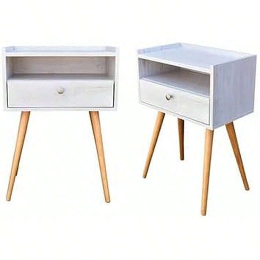 Nightstands - White - View 1