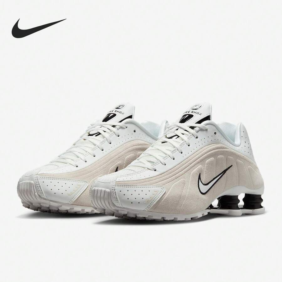 Nike Genuine Shox R4 Women's Breathable Air Cushion Running Shoes HQ7739-100 - HQ7739-100 - View 1