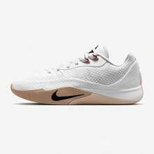 Nike New S.T. Flare EP Men's Basketball Shoes With Air Zoom Cushioning, Breathable And Lightweight - White/Tan - View 5