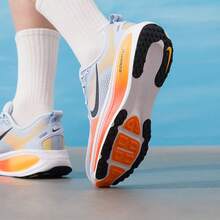 Nike New Vomero 18 Men's Cushioned Breathable Non-Slip Running Shoes Casual Road Running Shoes - Blue Orange - View 5