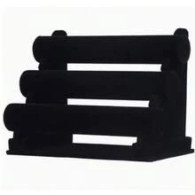 1pc Single-Layer Velvet Bracelet Display Stand – Watch Display Stand, Jewelry Organizer Box, Watch Display Case, Necklace, Bracelet, And Pendant Chain Holder, Watch Rack, Jewelry Display Tower. - Multicolor - View 10