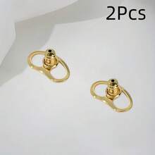 2/4/6/8/10/12pcs Earring Backs With Ear Supports, Low-Allergenic Sagging Ear Support Device, Adjustable Secure Earring Accessories, Suitable For Heavy Earrings - A - View 14