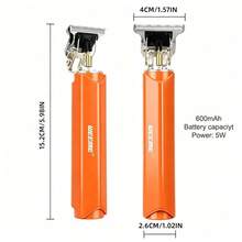WEEME Professional Hair Clippers For Men | Cordless Beard Trimmer With 4 Guide Combs & Cleaning Brush | Rechargeable Electric Haircut Kit For Barbers & Home Use (Orange/Green/Yellow) - Multicolor - View 3