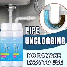 Pipe Unblocking Powder, Drain Unblocking Agent, Pipe Dredging Agent, Pipe Cleaning Powder, Can Dissolve Blockages In Kitchen Sinks And Bathroom Drains Caused By Hair, Soap Residue And Grease, Efficiency Powerfully Dissolve - 2CJ-330 - View 7