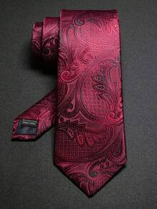 Cà vạt nam phong cách vintage họa tiết Paisley dệt jacquard, cà vạt dệt cao cấp cho đám cưới và trang phục công sở lịch sự - Nhiều màu - Xem 20