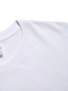 Men Plus Size Swim Rashguards - White - View 3